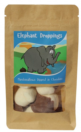 elephant droppings tourism sweets